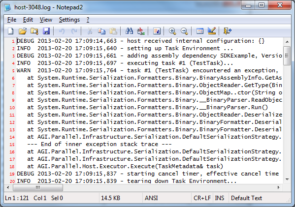 Host Log Diagnostic