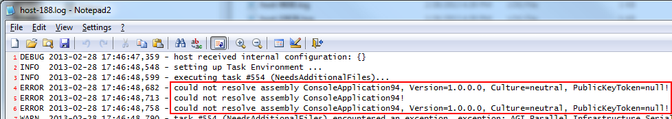 Troubleshoot Missing Assemblies