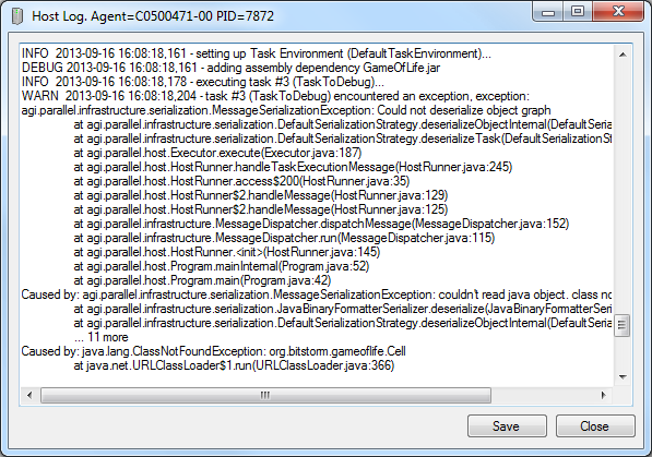 Host Log Diagnostic