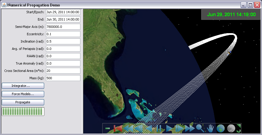 Numerical Propagation Demo