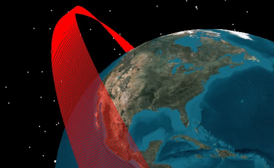 Perturbation in Right Ascension of Ascending Node