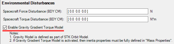 Gravity Gradient Torque