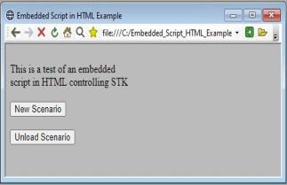Embedded Script in HTML