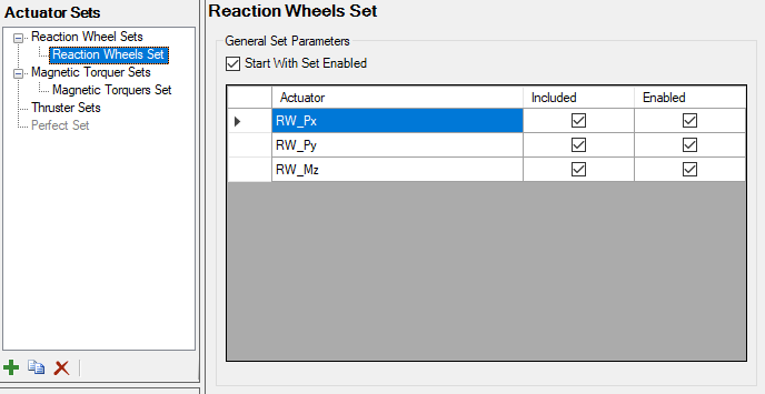 Actuator Sets