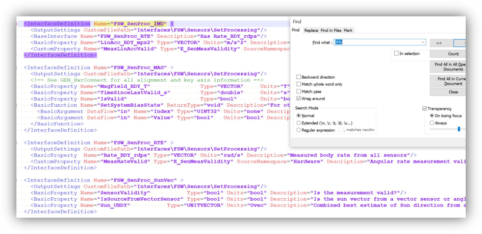 ADCS Sensor XML