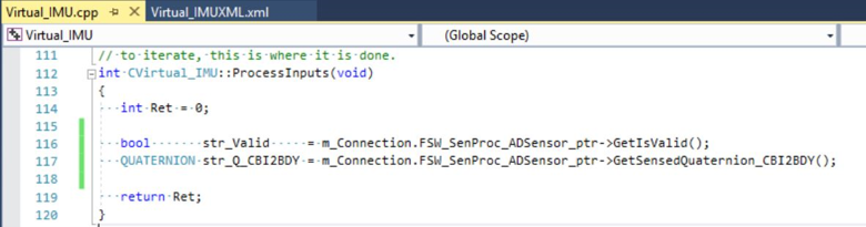 Virtual IMU CPP