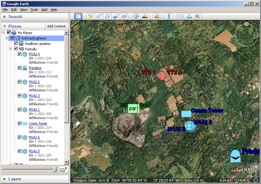 KML Tracking Demo