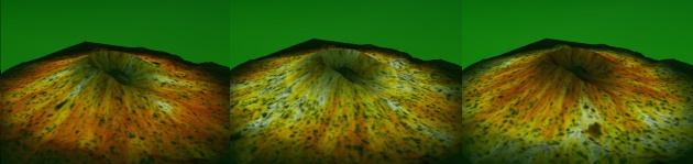 Raster Stream as Surface Mesh