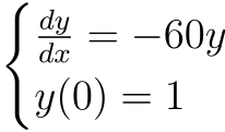Numerical Integrator Example ExponentialIVP